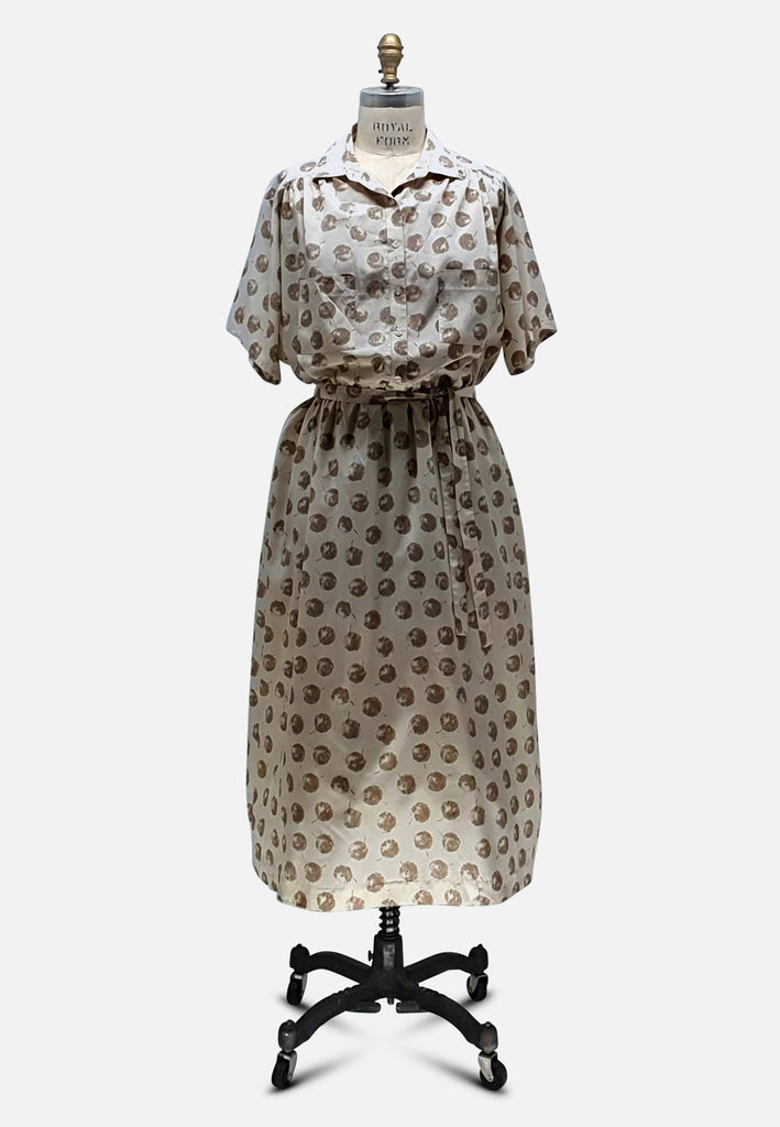 Vintage Clothing - Dotty for Silk - Painted Bird Vintage Boutique & The Aviary - Dresses
