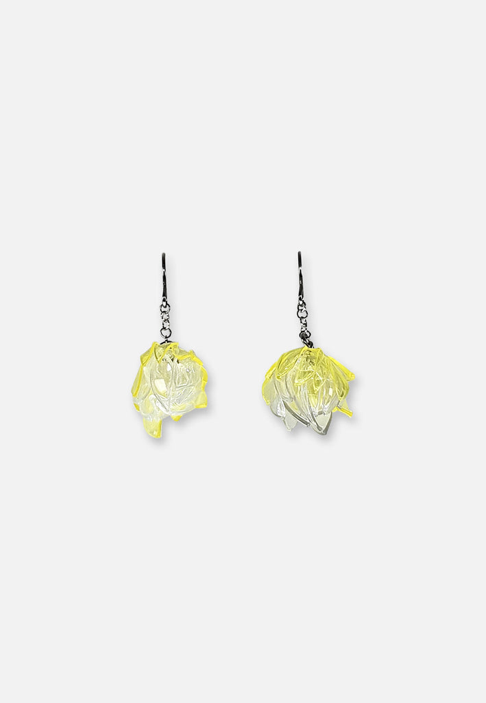 Vintage Clothing - Fruity Cutie - Yellow - Painted Bird Vintage Boutique & The Aviary - Earrings