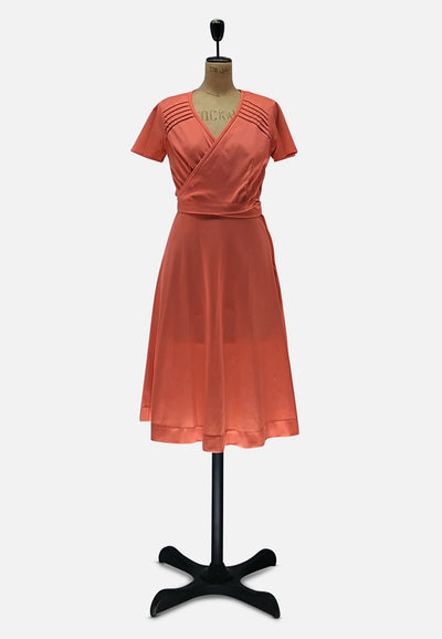 Vintage Clothing - Fresh Orange Sorbet - Painted Bird Vintage Boutique & The Aviary - Dresses