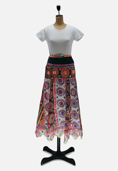 Vintage Clothing - Mirrored Soul Skirt - Painted Bird Vintage Boutique & The Aviary - Skirts