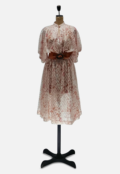 Vintage Clothing - Softly Dressed Dress - Painted Bird Vintage Boutique & The Aviary - Dresses