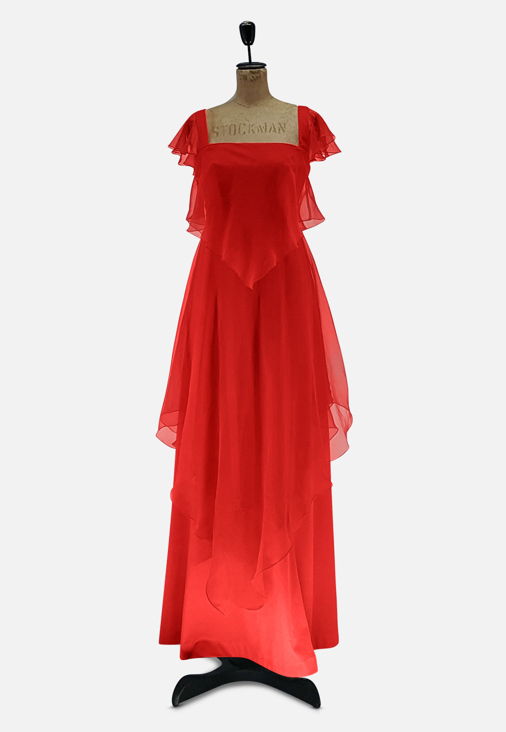 Fire Woman Dress Painted Bird Vintage Boutique The Aviary