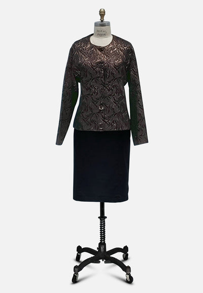 Vintage Clothing - Bronzed Lady Jacket - Painted Bird Vintage Boutique & The Aviary - Coats & Jackets