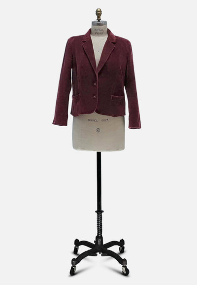 Vintage Clothing - Blackberry Wine Jacket - DESIGNER - Painted Bird Vintage Boutique & The Aviary - Coats & Jackets