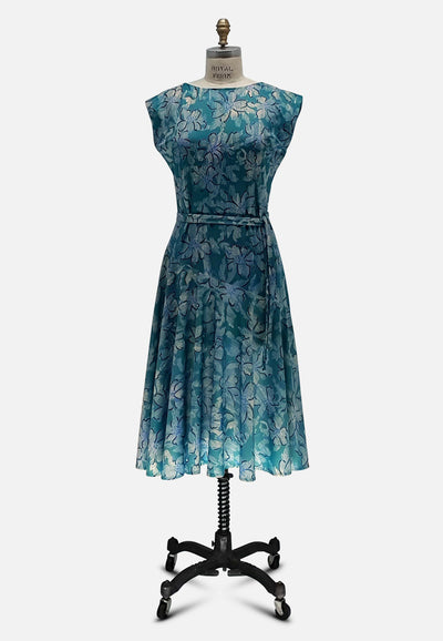 Vintage Clothing - Essential Teal Dress - Painted Bird Vintage Boutique & The Aviary - Dresses
