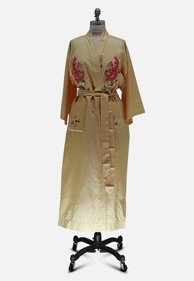 Vintage Clothing - Dragon Mama Chinoiseries Robe - Painted Bird Vintage Boutique & The Aviary - Robe