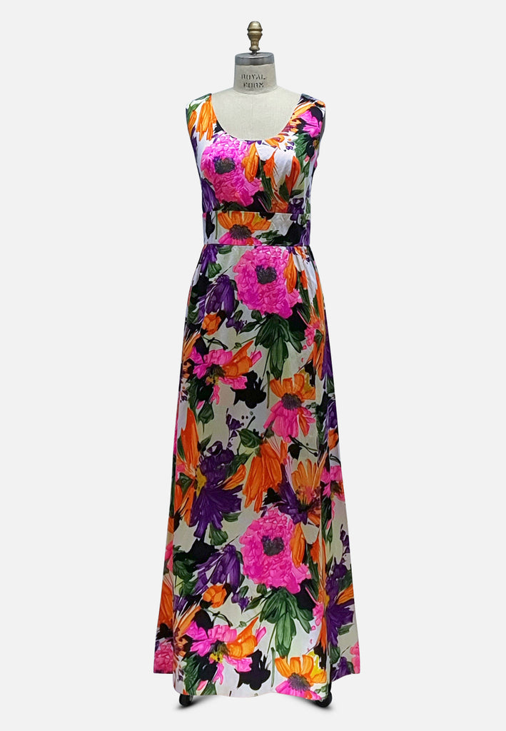 Vintage Clothing - Gorgeous French Floral Dress - Painted Bird Vintage Boutique & The Aviary - Dresses