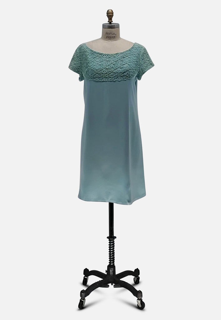 Vintage Clothing - Seafoam Lacey Number Dress - Painted Bird Vintage Boutique & The Aviary - Dresses