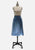 Vintage Clothing - Blue Wool Essential Skirt - Painted Bird Vintage Boutique & The Aviary - Skirts