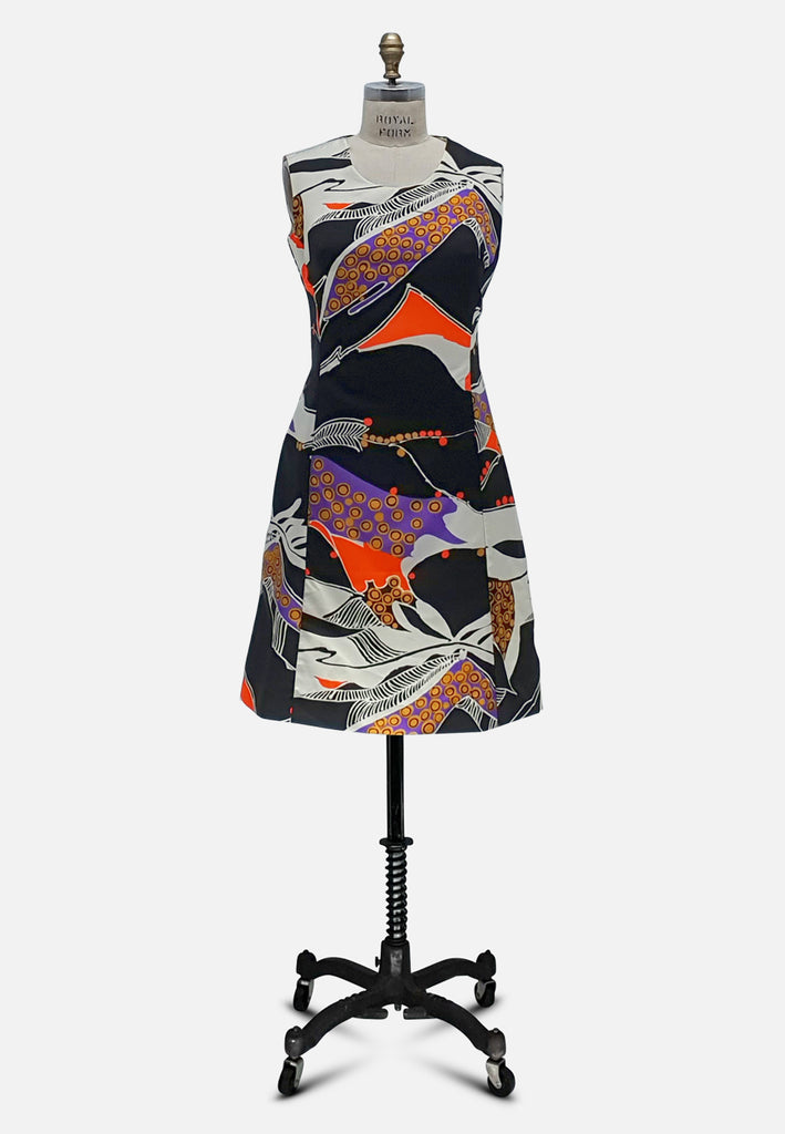 Vintage Clothing - The Craft of Colour Dress - Painted Bird Vintage Boutique & The Aviary - Dresses