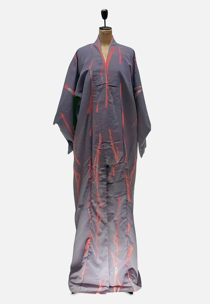 Vintage Clothing - Natalie Kimono Long - Painted Bird Vintage Boutique & The Aviary - Kimono