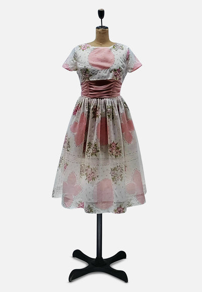 Vintage Clothing - A Rosey Life Dress - Painted Bird Vintage Boutique & The Aviary - Dresses