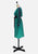 Vintage Clothing - Emerald and Aubergine Silk Dress - Painted Bird Vintage Boutique & The Aviary - Dresses