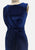 Vintage Clothing - Slinky Blue Retro Velvet Dress - Painted Bird Vintage Boutique & The Aviary - Dresses