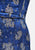 Vintage Clothing - Damask Rose Blue Dress - Painted Bird Vintage Boutique & The Aviary - Dresses