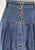 Vintage Clothing - Barbados Denim Skirt - Painted Bird Vintage Boutique & The Aviary - Skirts