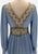 Vintage Clothing - Fancy Blue Dress - Painted Bird Vintage Boutique & The Aviary - Dresses