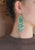 Vintage Clothing - A Good Cause Earring - Teal - Painted Bird Vintage Boutique & The Aviary - Earrings