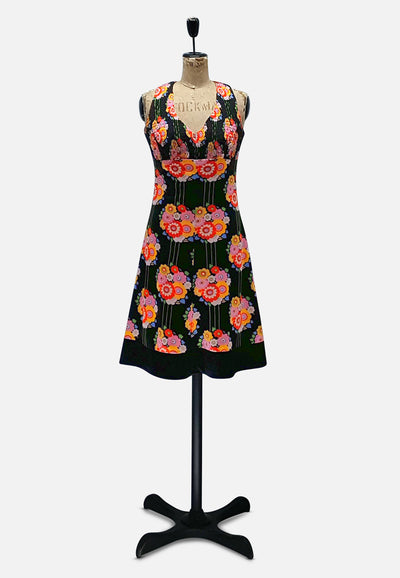 Vintage Clothing - French Shirrr Dress - Painted Bird Vintage Boutique & The Aviary - Dresses