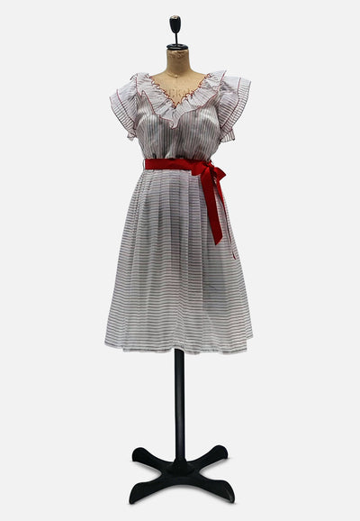 Vintage Clothing - Hope in French Stripe Dress - Painted Bird Vintage Boutique & The Aviary - Dresses