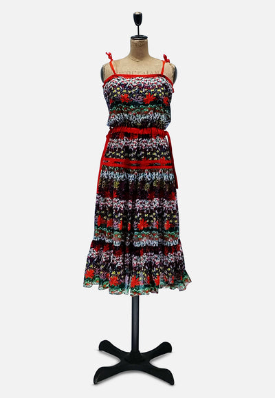 Vintage Clothing - Italian Riviera Dress - Painted Bird Vintage Boutique & The Aviary - Dresses