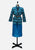Vintage Clothing - Silken Me In Ocean Blue Jacket - Designer - Painted Bird Vintage Boutique & The Aviary - Coats & Jackets