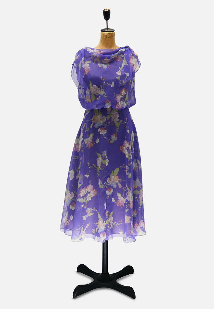 Vintage Clothing - Sarah in Flowers Dress - Painted Bird Vintage Boutique & The Aviary - Dresses