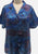 Vintage Clothing - Blue Thai Silk Blouse - Painted Bird Vintage Boutique & The Aviary - Blouse