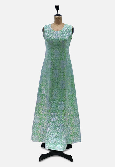 Vintage Clothing - Elegant Peacock Dress - Painted Bird Vintage Boutique & The Aviary - Dresses