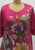 Vintage Clothing - Pink Silk Retro Garden - Painted Bird Vintage Boutique & The Aviary - Blouse