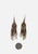 Vintage Clothing - A Good Cause Earring - Brown - Painted Bird Vintage Boutique & The Aviary - Earrings