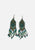 Vintage Clothing - A Good Cause Earring - Teal - Painted Bird Vintage Boutique & The Aviary - Earrings