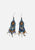 Vintage Clothing - A Good Cause Earring - Blue - Painted Bird Vintage Boutique & The Aviary - Earrings