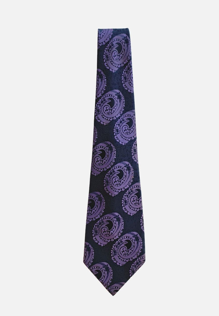 Vintage Clothing - Purple Paisley Tie - Painted Bird Vintage Boutique & The Aviary - Tie