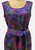 Vintage Clothing - Elegant Purple Floral Dress - Painted Bird Vintage Boutique & The Aviary - Dresses