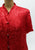 Vintage Clothing - Lipstick Red Chinoiseries - Painted Bird Vintage Boutique & The Aviary - Blouse