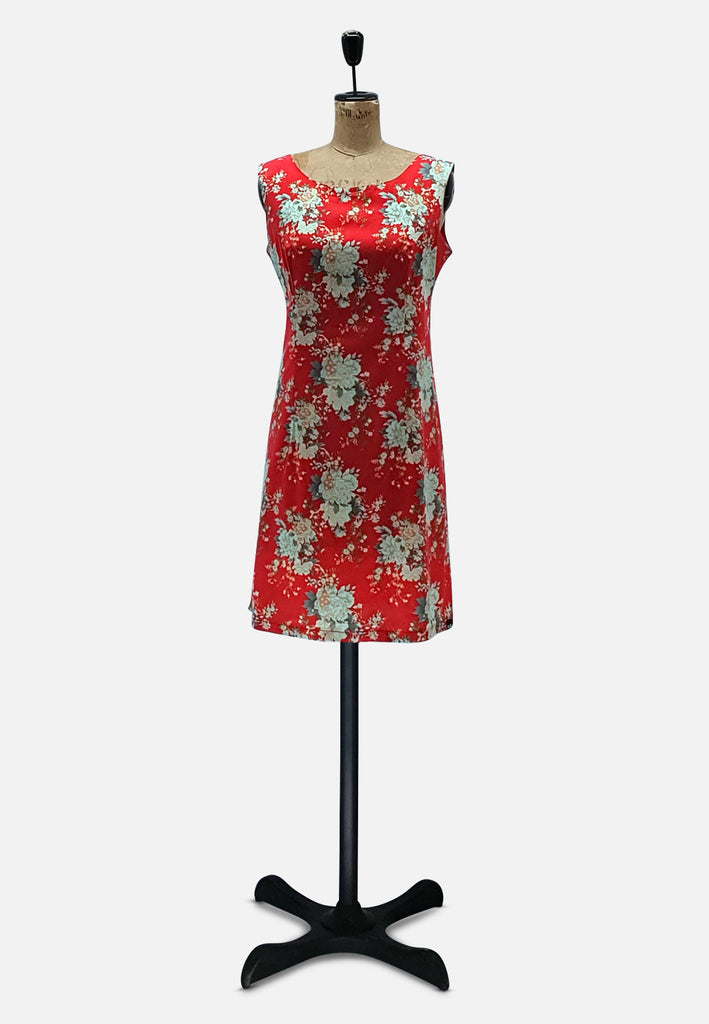 Vintage Clothing - Red Retrospective Dress - Painted Bird Vintage Boutique & The Aviary - Dresses
