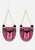 Vintage Clothing - Phwoar Pink Cheetah - Designer - Painted Bird Vintage Boutique & The Aviary - Earrings