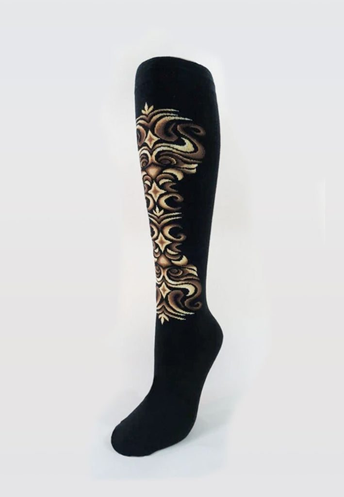 Vintage Clothing - Brown Tattoo Socks - Painted Bird Vintage Boutique & The Aviary