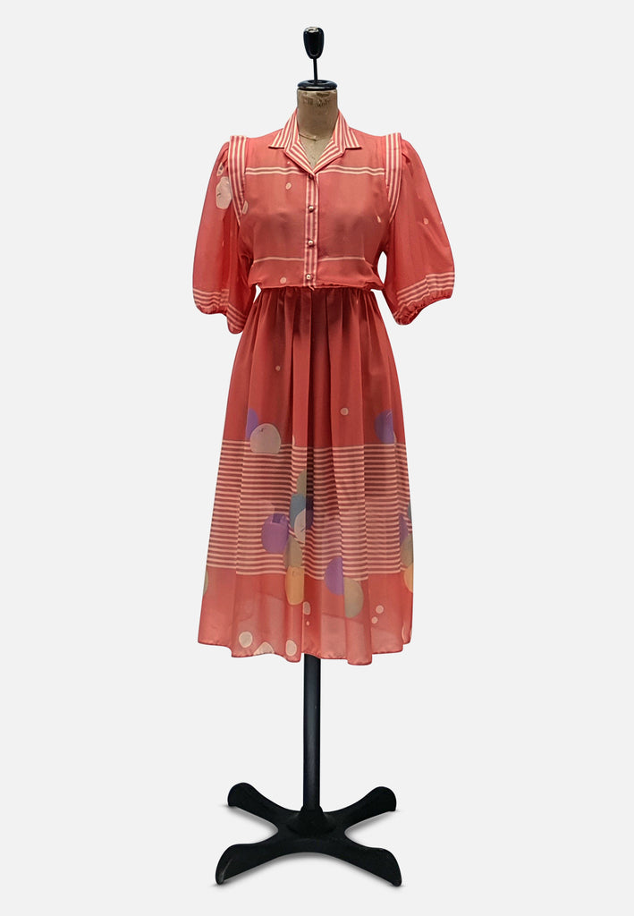 Vintage Clothing - The Coral Graduate Dress - Painted Bird Vintage Boutique & The Aviary - Dresses
