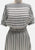 Vintage Grey Stripe Dress