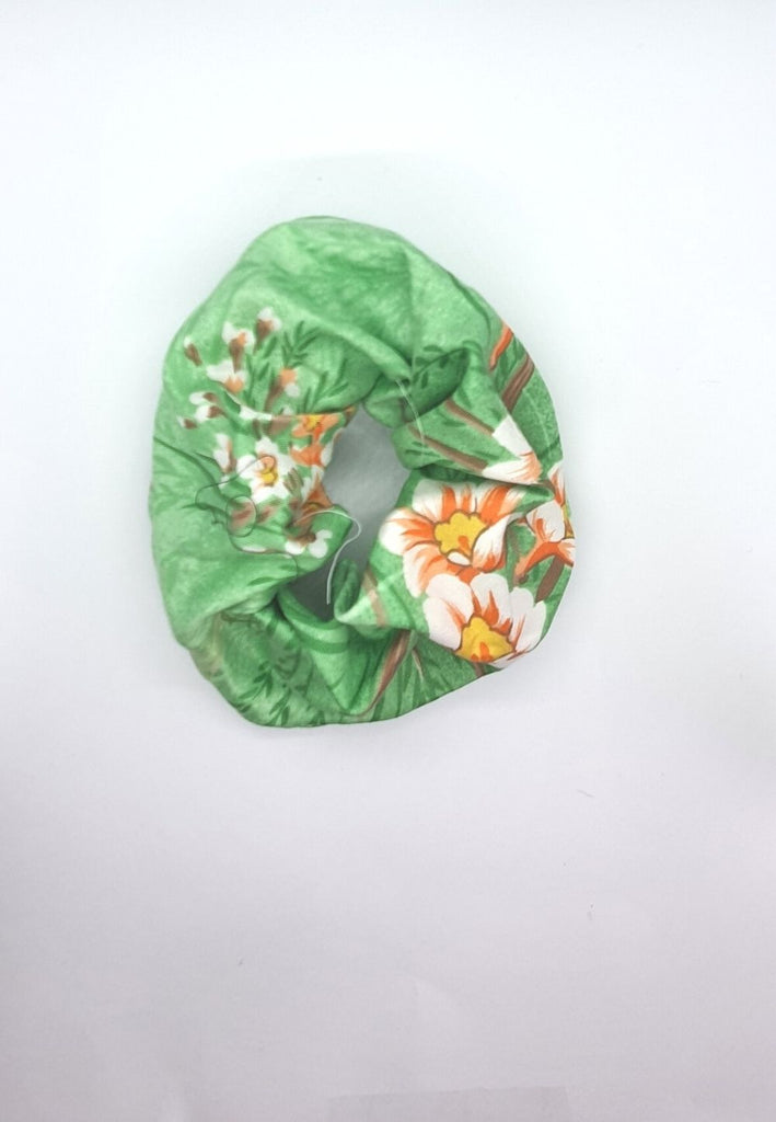 Vintage Clothing - Keep your mane outta the rain - Green - Painted Bird Vintage Boutique & The Aviary - Scrunchie
