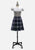 Vintage Grey Check Skirt