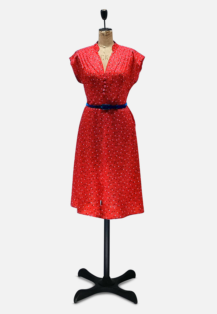 Vintage Clothing - In The Red Dress - Painted Bird Vintage Boutique & The Aviary - Dresses